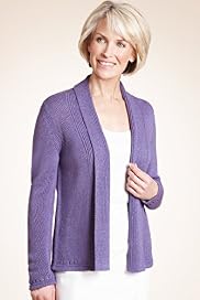 Classic Collection Open Front Tape Knit Cardigan