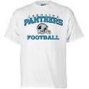 Reebok Carolina Panthers White Stacked Helmet T-shirt