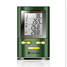 Oregon Scientific's John Deere Wireless Rain Gauge with Indoor/Outdoor Thermometer