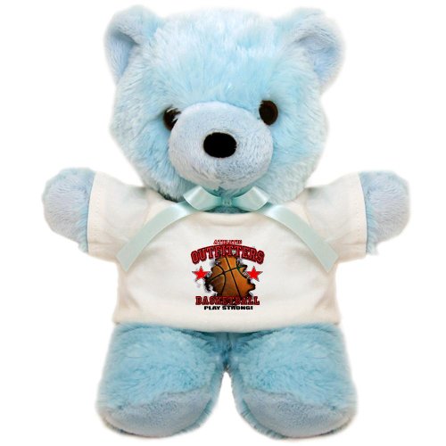 Teddy Bear Blue Athletic Outfitters Basketball Play Strong