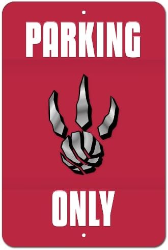 Toronto Raptors NBA v3 Vanity Parking Only Street Sign 8x12