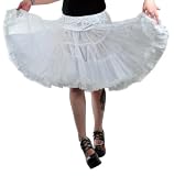 H & R London blanc doublé 25 "Petticoat