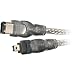 Belkin F3N401-06-ICE IEEE 1394 4-Pin/6-Pin 400 Mbps FireWire Cable (6 Feet)
