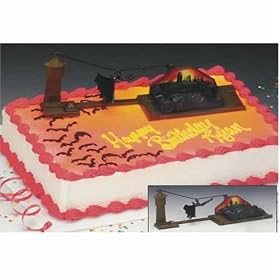 Batman Cakes - Batman Begins Licensed Re-Usable Cake Topper -