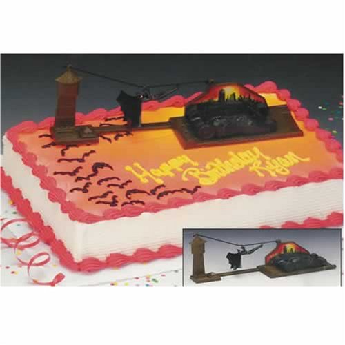 Batman Cakes - Batman Begins Licensed Re-Usable Cake Topper - by Bakery Craft