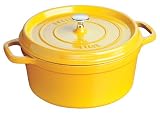 Staub 5-Quart Round Cocotte, Yellow