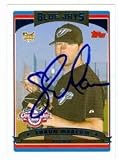 Shaun Marcum Autographed/Hand Signed baseball card (Toronto Blue Jays) 2006 Topps #153