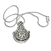 Silver Amulet Pendant with Chain 1.75 inches