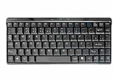 Gembird KB-207U-B-DE schnurgebunden mini-Tastatur (deutsches Tastaturlayout)