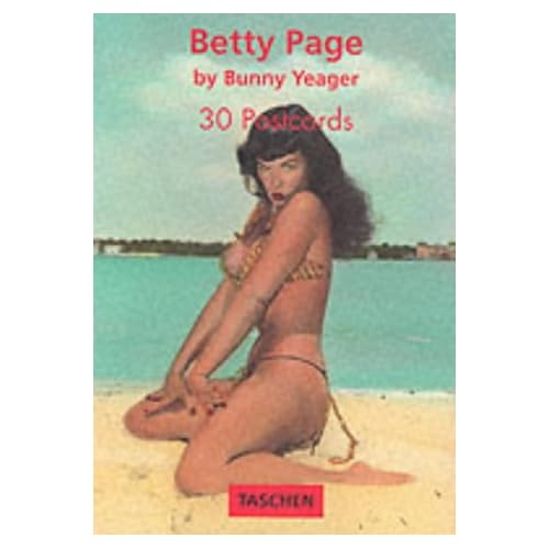 betty page postcard books books taschen