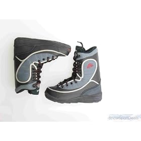 Buy New Airwalk Access Black-Gray Snowboard Boots Mens 8