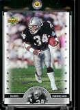 2005 Upper Deck Legends Bo Jackson Oakland Raiders Football Card #74 - Mint Condition - In Protective Display Case !!