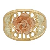 Black Hills Gold Ladies' 10K Dakota Rose Ring