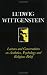 Lectures and Conversations on Aesthetics, Psychology, Religious Belief