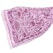 Silk Shawl Huichol in Lilac