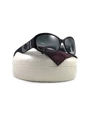 Alberta Fashion Sunglasses: Black-Crystal Gray Gradient by Coach