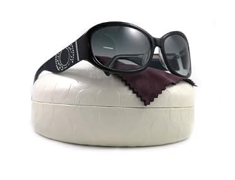 Click here to buy Alberta Fashion Sunglasses: Black-Crystal Gray Gradient by Coach.