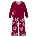 Girls' Nick & Nora® Long-sleeve Hearts Pajama Set - Red