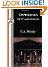 Empedocles: The Extant Fragments (Classic Latin & Greek Texts in Paperback S.)