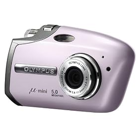 Olympus Mju Mini S Pink Digital Camera [5MP, 2 x Optical Zoom]