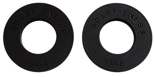 Olympic Fractional Plates Pair- 1 Lb / Each Black
