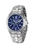 Sector 340 Chrono Watch with Blue Dial and Stainless Steel Bracelet