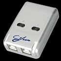 USB 2.0 Two 2 Port Auto Sharing Switch Scanner Printer