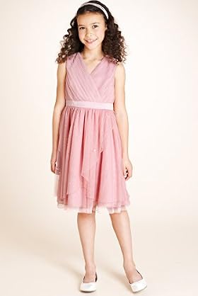 Autograph Sleeveless Sequin Layered Mesh Dress