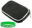 Nylon Hard Shell Carrying Case (Black) for Kodak Easyshare M341 Digital Camera Orchid