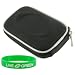 Nylon Hard Shell Carrying Case (Black) for Kodak Easyshare M341 Digital Camera Orchid