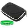 Nylon Hard Shell Carrying Case (Black) for Kodak Easyshare M341 Digital Camera Orchid