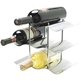 Stainless Steel 3-Tier Wine Rack