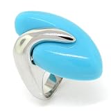 Large Marquise Cocktail Ring w Turquoise