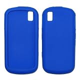 Blue Soft Silicone Gel Skin Cover Case for Samsung Instinct S30 M810