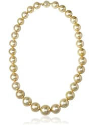 Golden South Sea Pearl 14k Yellow Gold Necklace
