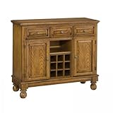 Wood Top on Oak Server by Home Styles - Medium Wood (5300-0061)