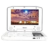 8.4 Memorex MVDP1085-BLW Widescreen Portable DVD Player w/Swivel Screen (Blue/White)