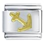 Golden Italian Charm Anchor