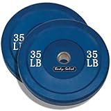 Body-Solid Blue Bumper Plates - 35lb. Pair
