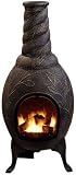 Chiminea - Gas Fired Cast Aluminum Model - Red