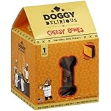 Doggy Delirious Natural Dog Treats Cheesy Bones -- 16 oz