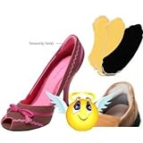 Heavenly Heelz - 3 Pairs 2 Butter 1 Black by Foot Petals