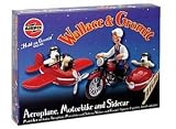 Review Airfix  / AN1100 - Wallace and Gromit Bike Sidecar and Plane Gift Set (1:12 gauge)