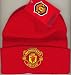 Manchester United fc beanie hat red / gold
