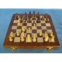 ChessCentral's Magnetic Travel Wood Chess Set