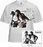 Bruce Springsteen 'Born To Run' white 2-sided t-shirt