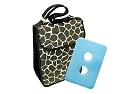 Fit & Fresh Classic Insulated Designer Lunch Bag, Giraffe, 8x5x10.5 Inches