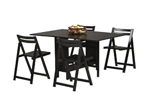 Click Here For Cheap Space Saver 5-piece Folding Wood Dining Set For Sale
