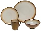 Sango Concepts Cocoa 16-Piece Dinnerware Set, Service for 4