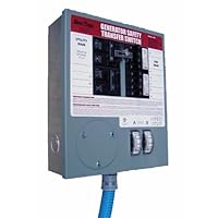 GenTran 3028 8-Circuit 30 Amp Transfer Switch For Up To 7500-Watt Generators